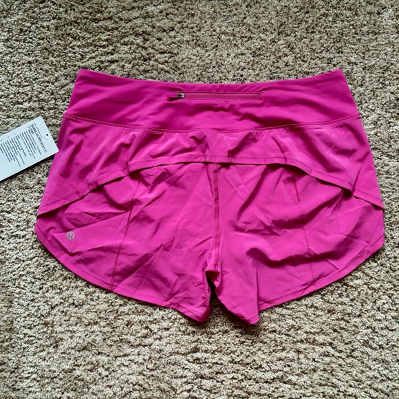 Lululemon Speed Up Mid-Rise Short 4" Sonic Pink size 10 - Picture 4 of 15